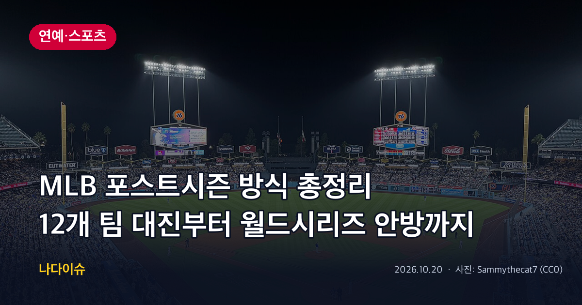 MLB 포스트시즌 방식 총정리…12개 팀 대진부터 월드시리즈 안방까지