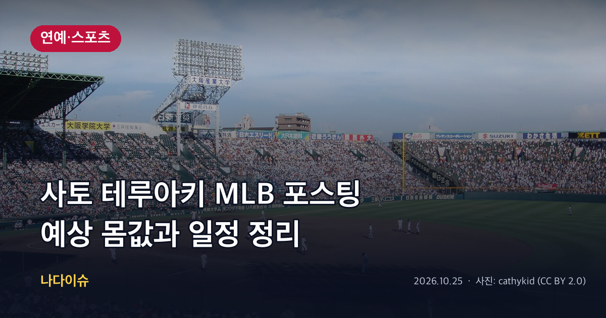 사토 테루아키 MLB 포스팅 승인…예상 몸값 1억2000만 달러, 일정과 이적료 정리